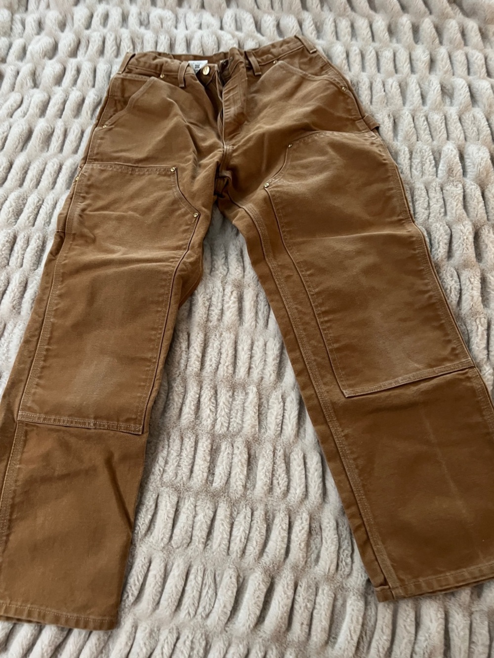 Carhartt Brown Utility Cargo Pants with Knee Panels